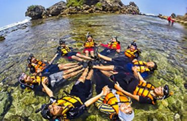 Snorkling pantai sadranan